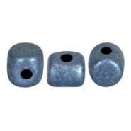 Les perles par Puca® Minos Perlen Metallic mat blue 23980/79031